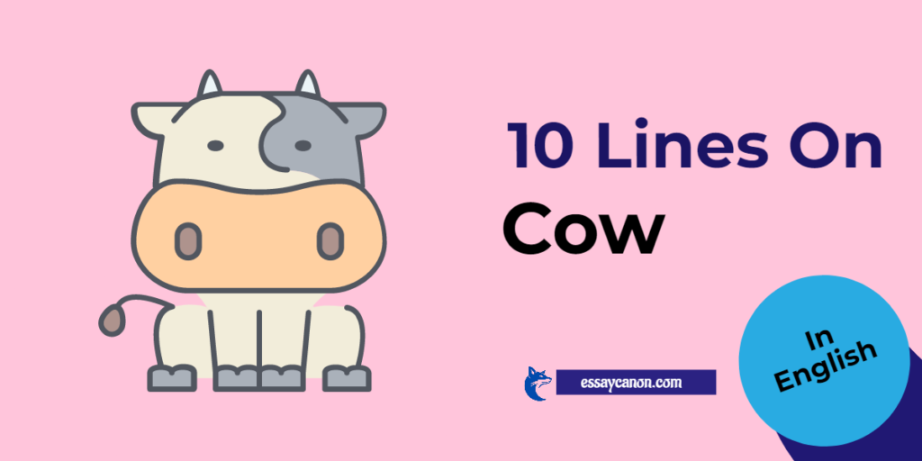 10 Lines On Cow