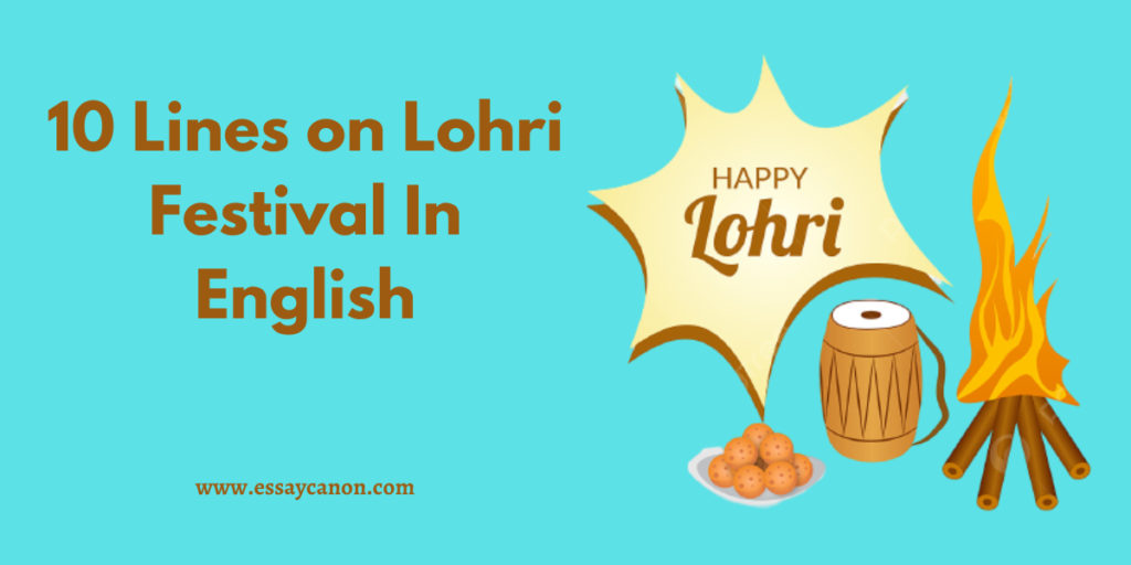 10 Lines on Lohri Festival In English