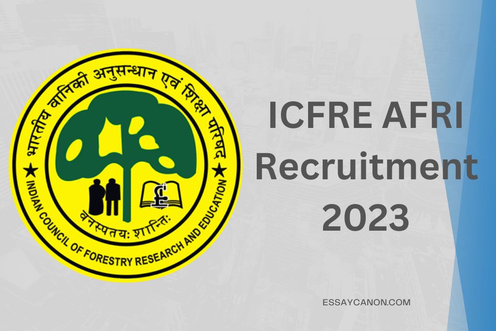 ICFRE AFRI Recruitment 2023